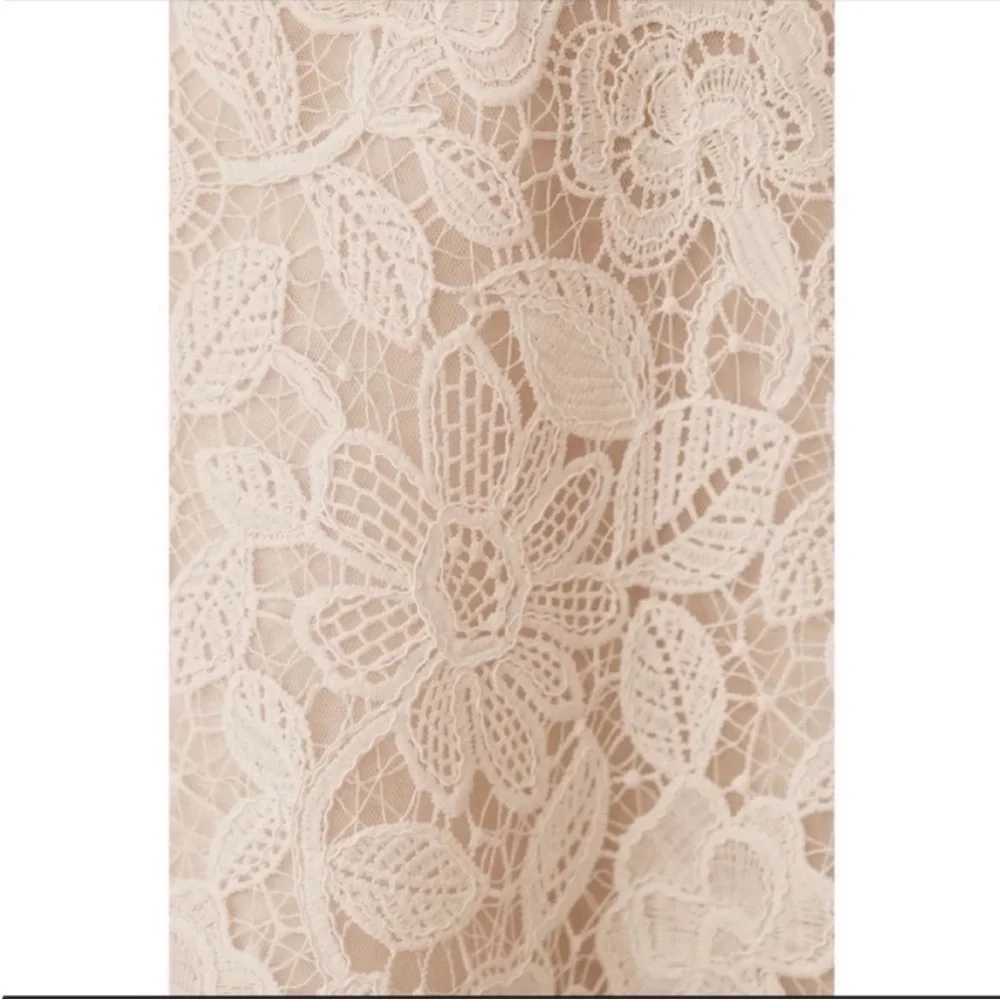 ANTHROPOLOGIE BHLDN Sachin & Babi Tate Midi Dress Floral Lace Strapless Size 2 - Picture 6 of 16